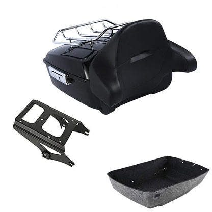 Trunk Backrest Rack Mount for Harley Touring 2009-2013 Electra Glide