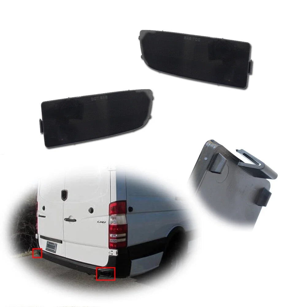 2X Rear Bumper Light Reflectors for Mercedes Sprinter W906 Crafter