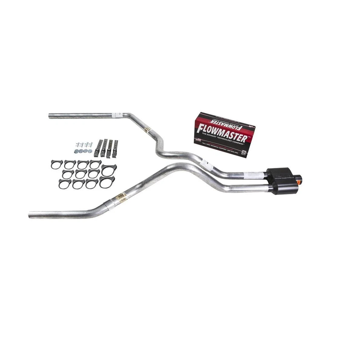 Dual Exhaust 2.5" MA Pipe for Ram (1994–2001) - Flowmaster Super 10