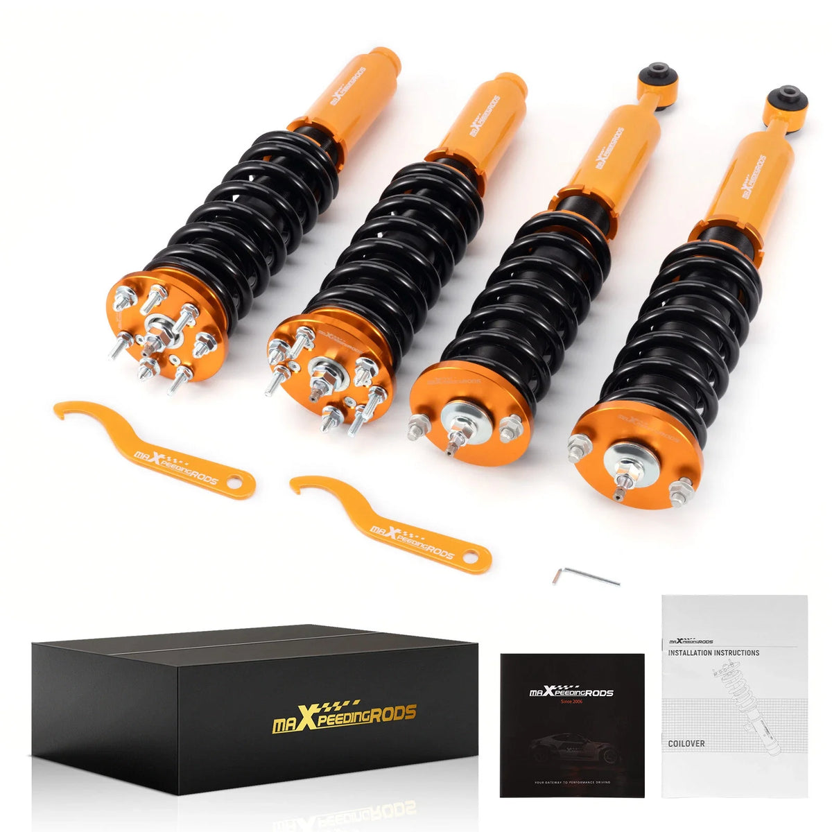 24 Way Adjustable Coilovers Kit for Honda Accord (2003–2007)