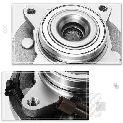 2-Piece Wheel Hub Bearings with ABS Sensor for Ford F150 2015-2017
