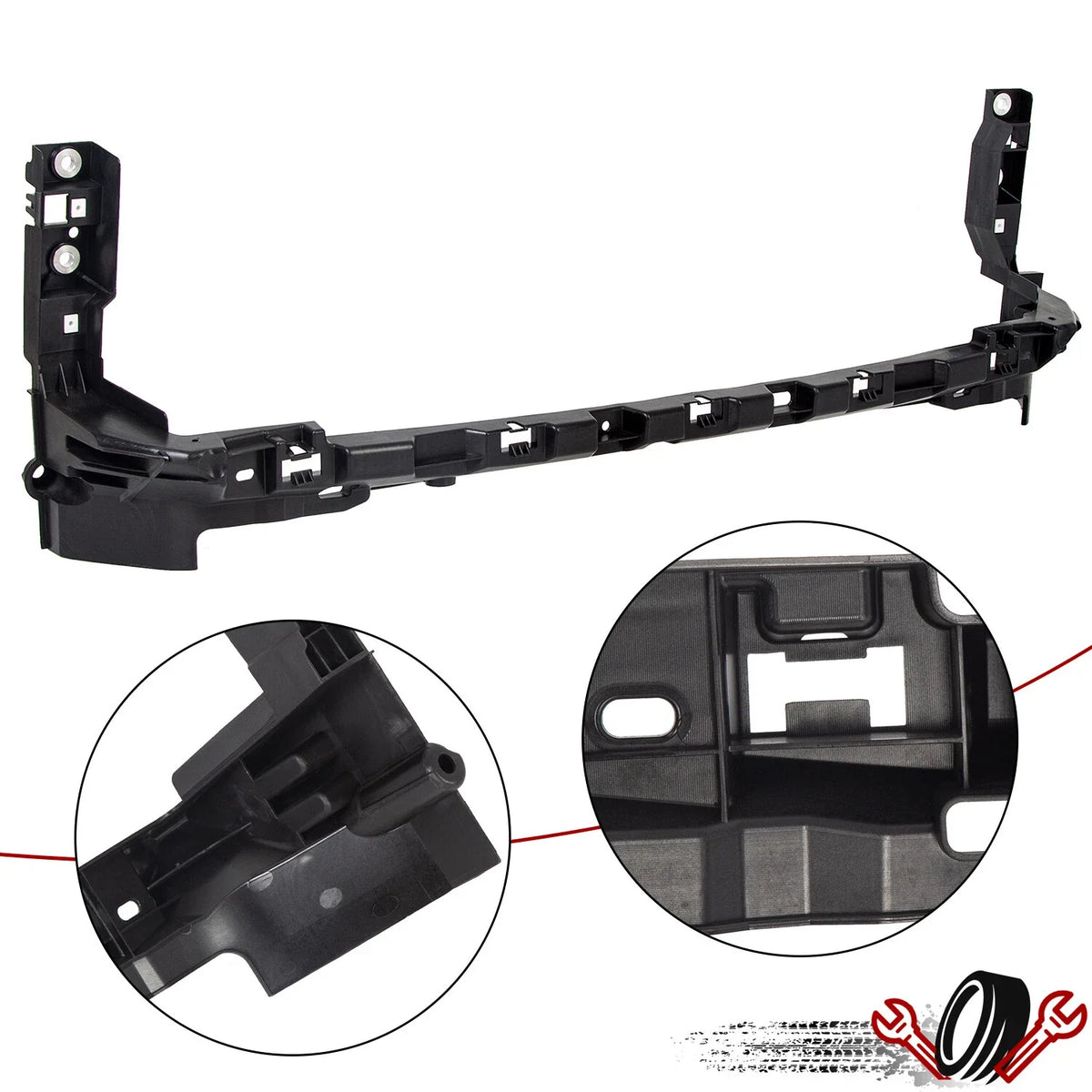Front Lower Grille Reinforcement Mount Panel for Ford Super Duty (2011–2016)