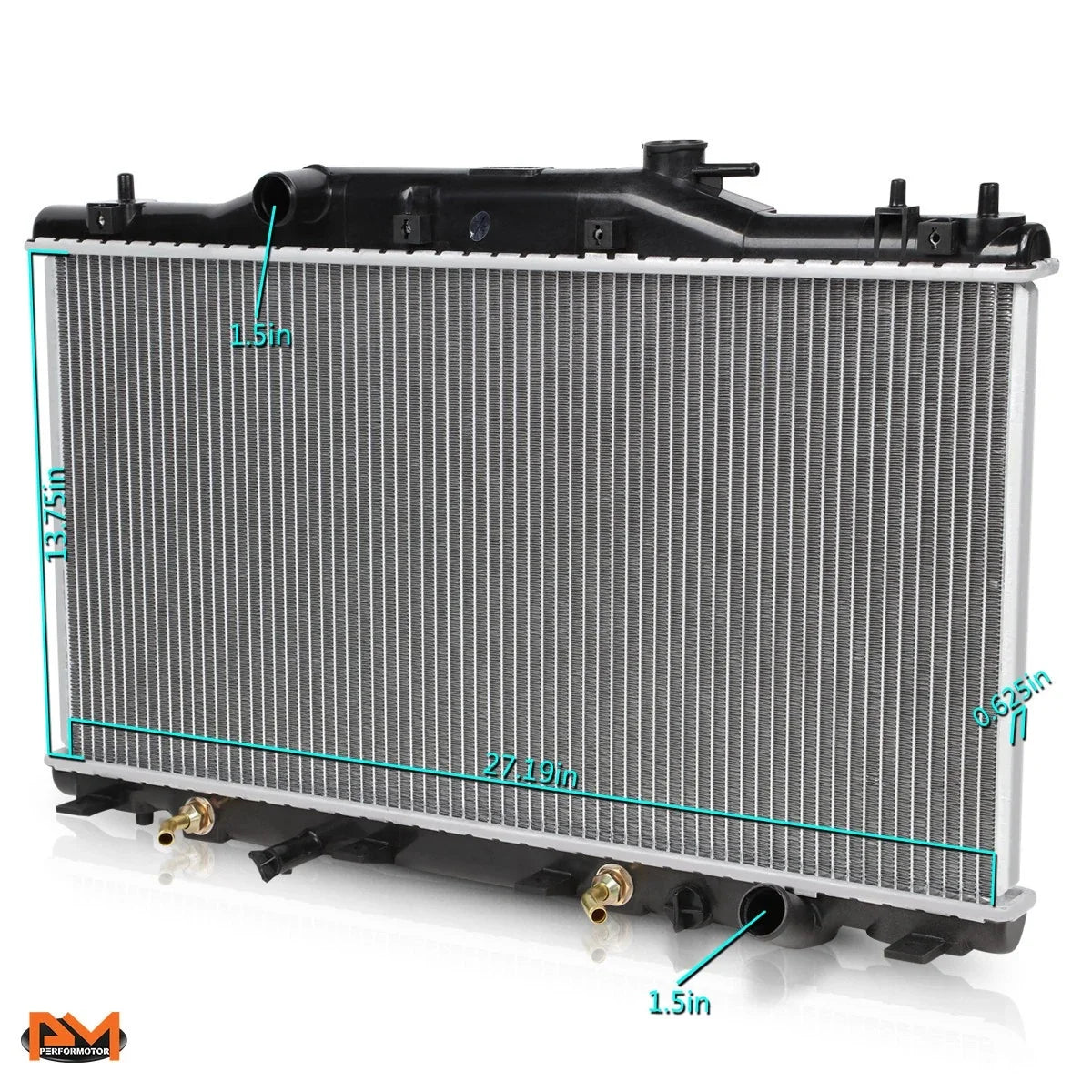 Aluminum Core Radiator for Acura RSX 2.0L AT (2002–2006) DPI-2412