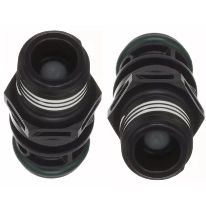 2X Attwood Sprayless Marine Fuel Connector Male 1/4" NPT 8838TM6