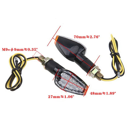 Turn Signal Lamp Kit - 4Pcs LED for Honda, Yamaha, Suzuki 12V