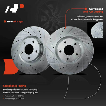 Drilled Front Brake Rotors for Nissan Murano (2009-2011)