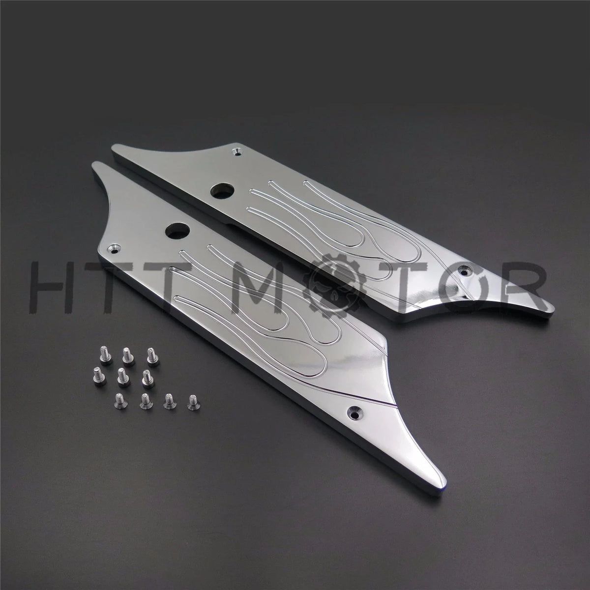 Chrome Billet Saddlebag Latch Cover for 1993–2013 Harley Touring