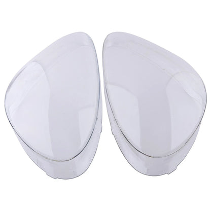 Clear Front Headlamp Lens Covers for 2011–2014 Porsche Cayenne Left+Right