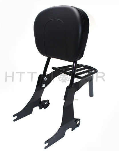 Detachable Sissy Bar Backrest & Rack for Harley Sportster 1994-2003