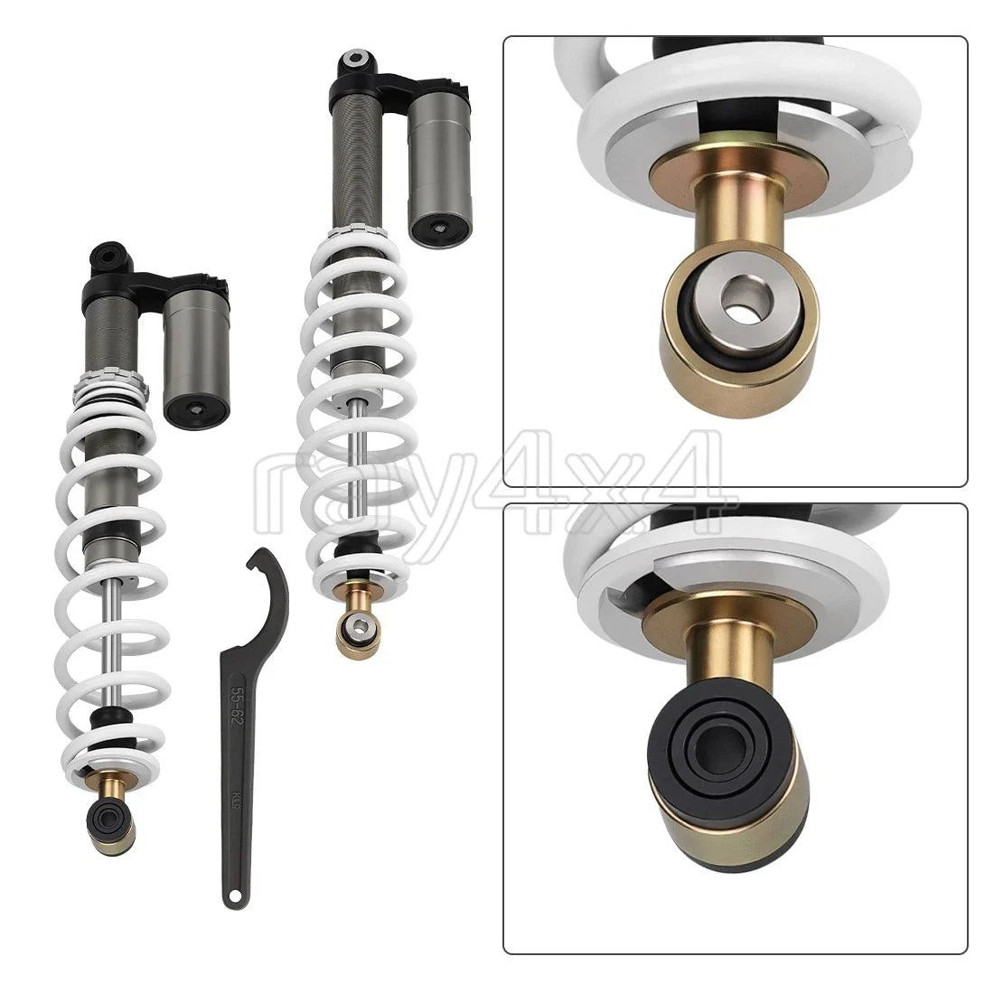 Air Shock Absorbers Set of 2 for Polaris RZR S 800 EFI 2009-2012