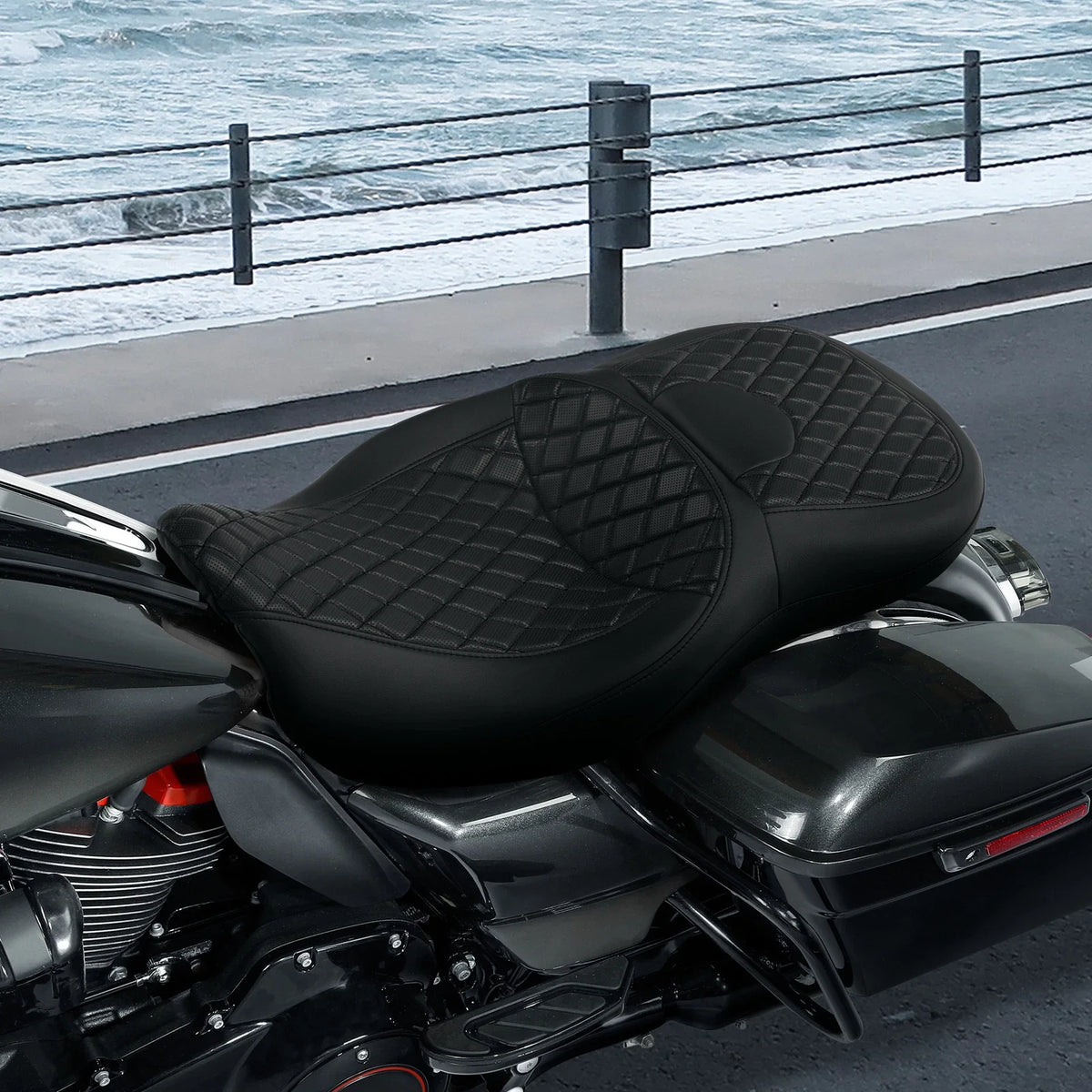 Driver & Passenger Seat for Harley Touring Electra Road Glide King (2009–2023)