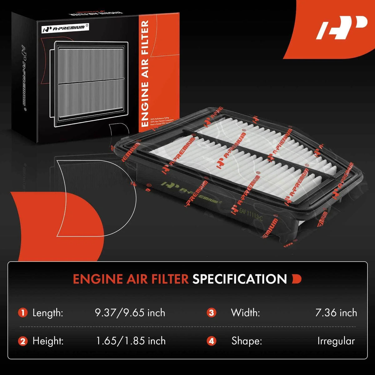 Air Filter Set for Honda Civic 2012-2015 & Acura ILX 2013-2015