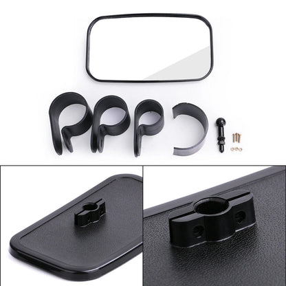 Rear View Mirror 1.75" 1.5" 2" Bar for Kawasaki Mule Can-Am Commander