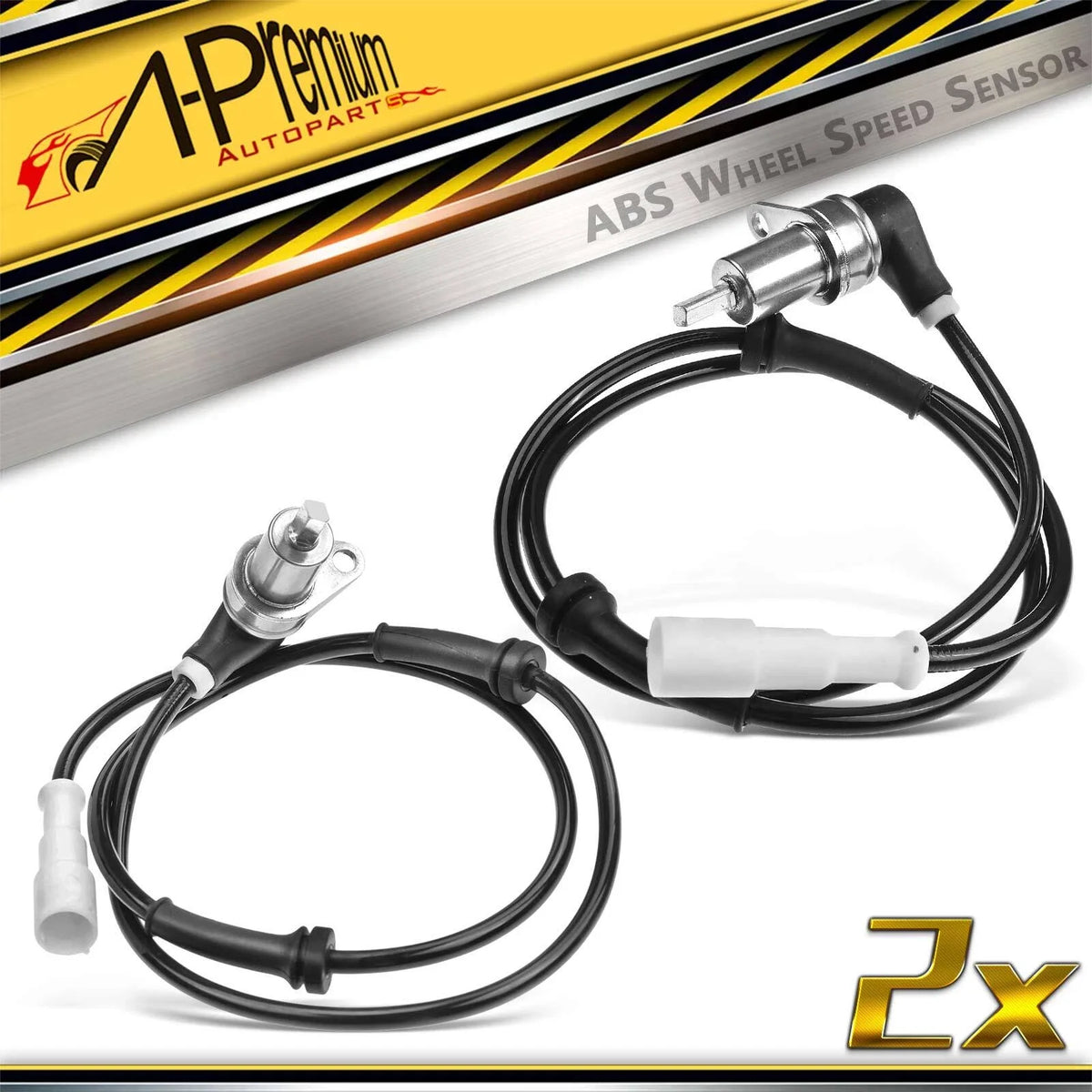 2X Front ABS Wheel Speed Sensor for BMW 318i 325 M3 (1983–1991)