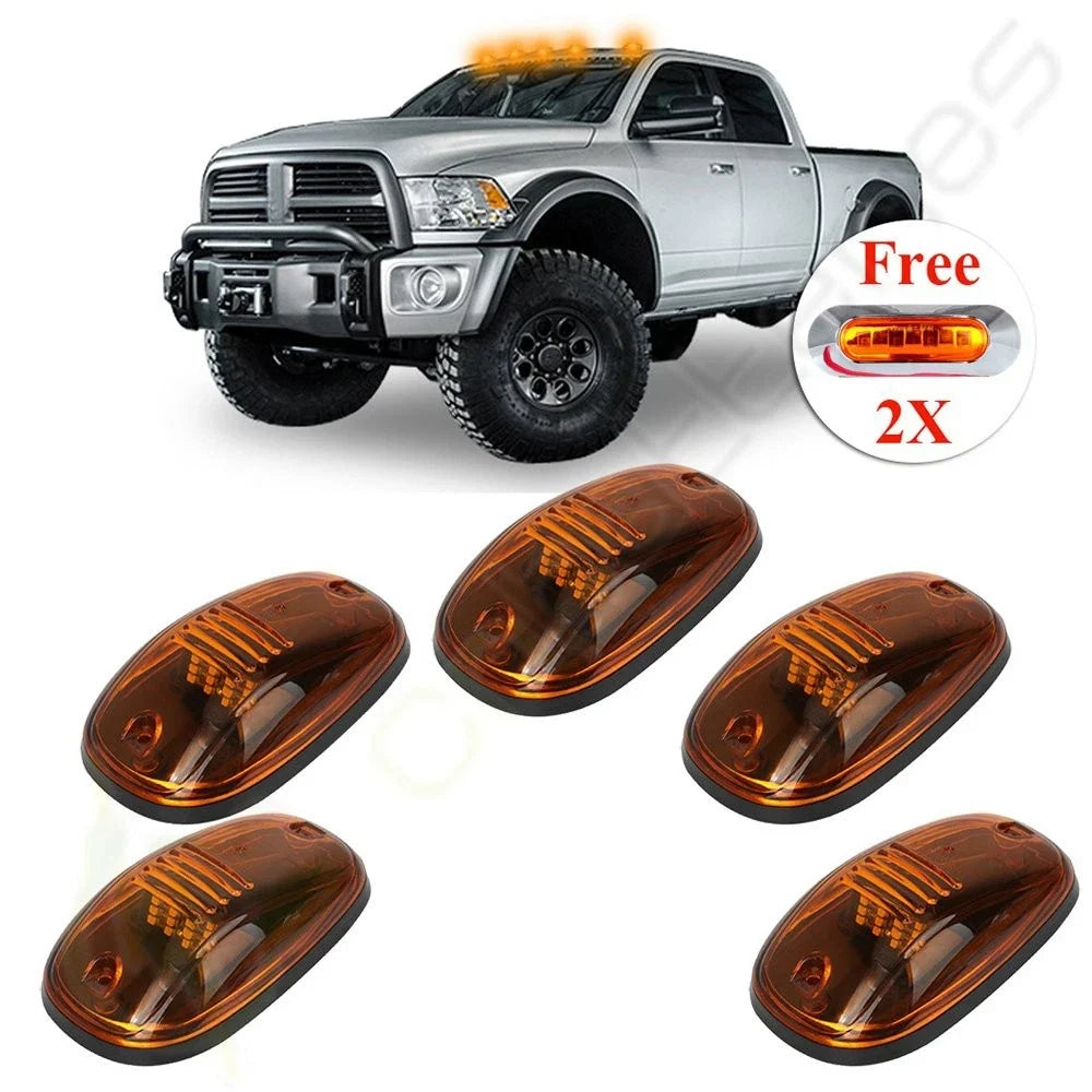 5 Amber 16-3528-SMD Marker Lights for Dodge Ram 1500-5500 (03-15)