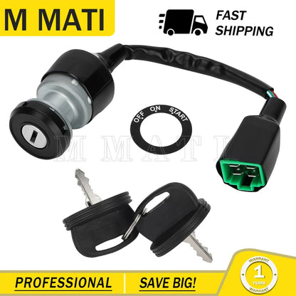 Ignition Key Switch 0455031 for RZR 170 (2015-2021) Polaris