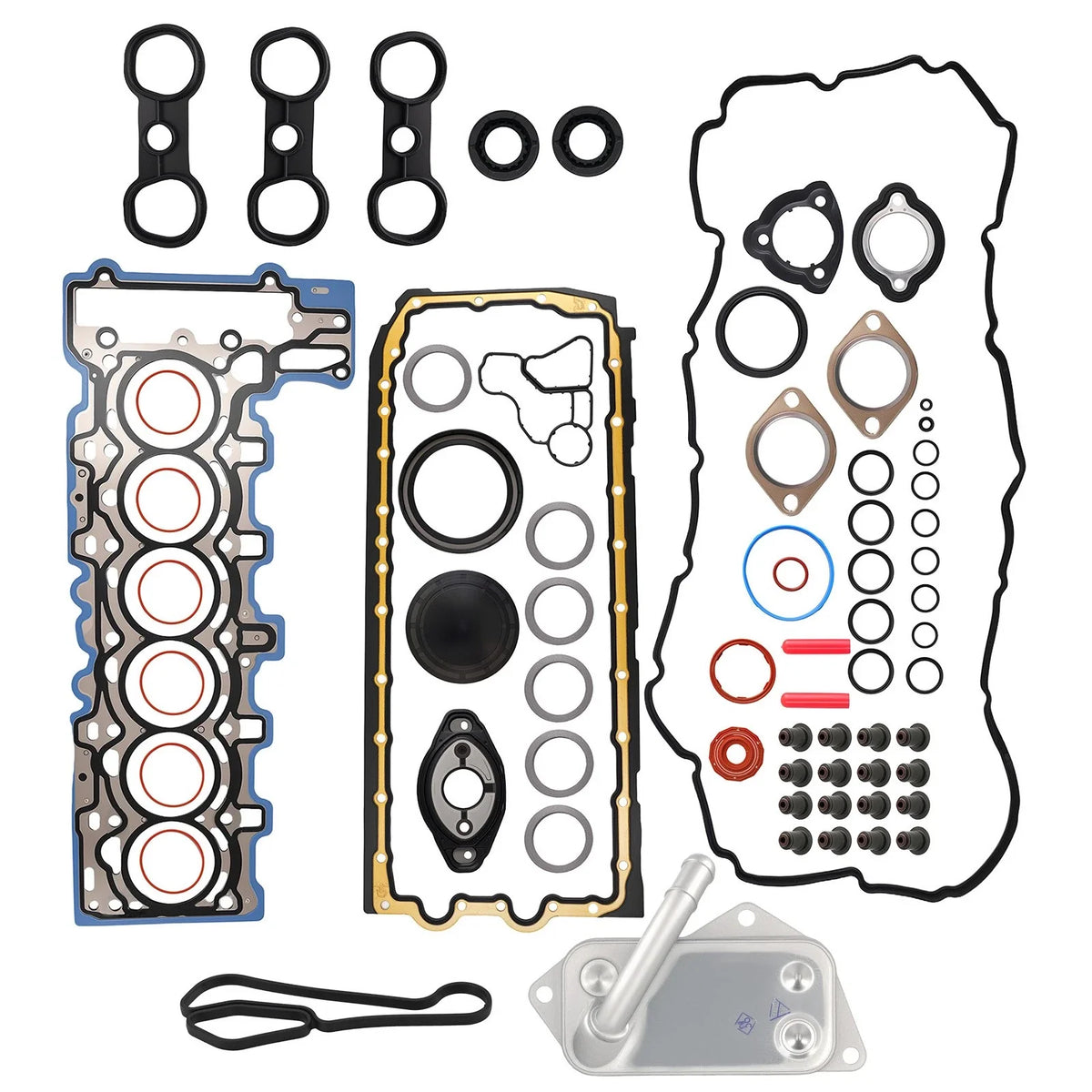MLS Head Gasket Set w/ Engine Oil Cooler for BMW 128i (2008-2013)
