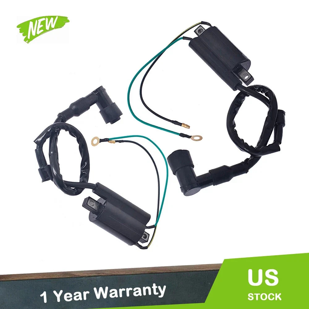 2X Ignition Coil Set for Honda Motorcycle CB350 CL350 SL350 CJ360T CB360T (1968–1976)