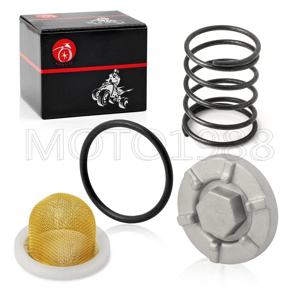 Oil Drain Plug with Strainer O-Ring for Yamaha Kodiak 400/450 2000-2006