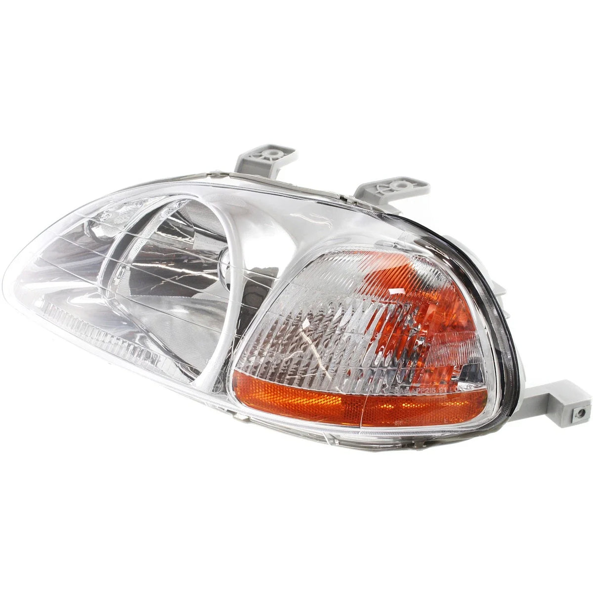 Hood Assembly for Honda Civic (1996-1998) 3pc with Headlight & Fender