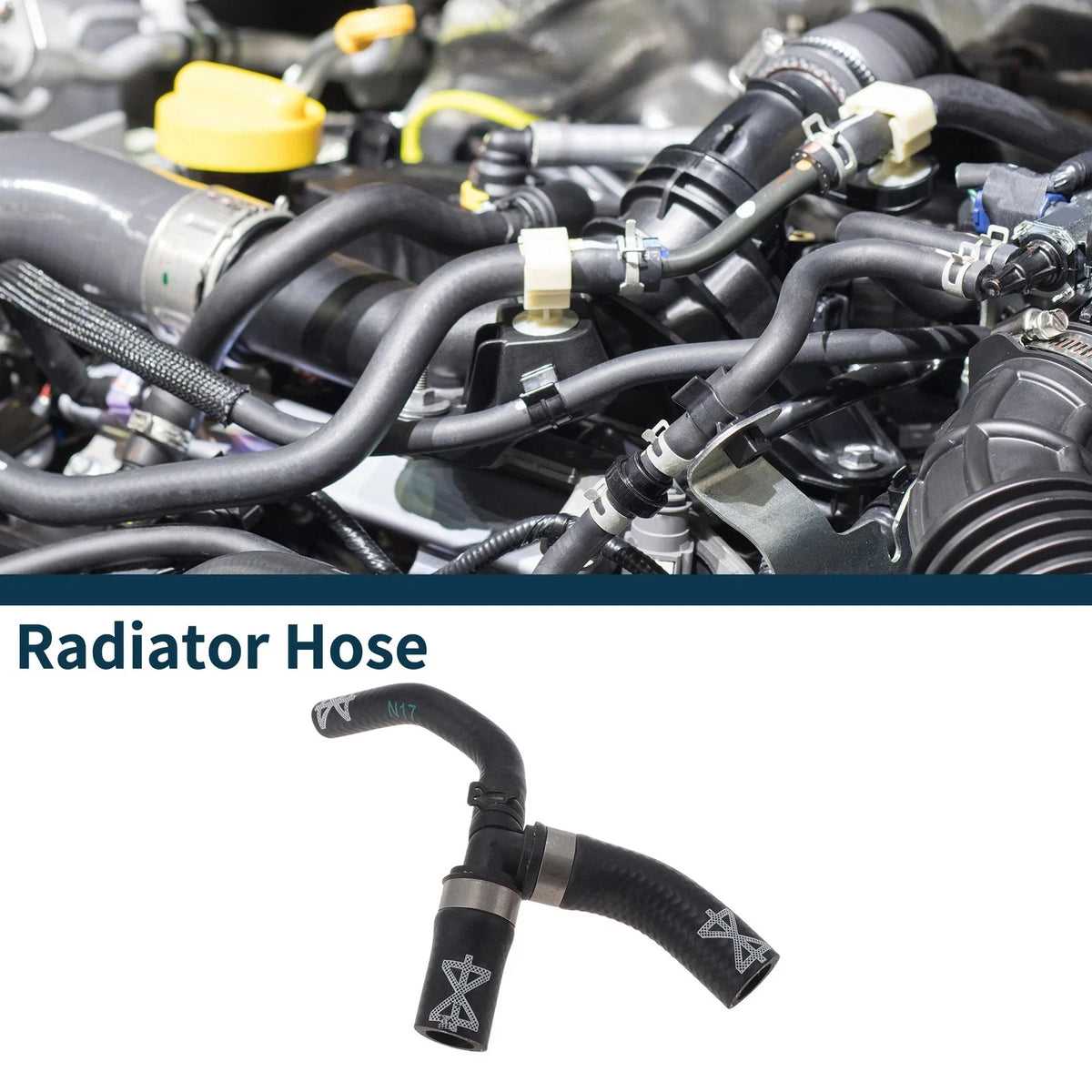 Radiator Hose No. 7L0121156A for Audi Q7 3.6L (2007–2010)