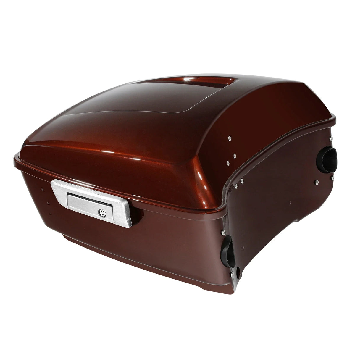 Black Hole King Trunk for Harley Touring 2014–2023 in Rich Bourbon