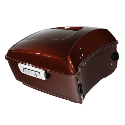 Black Hole King Trunk for Harley Touring 2014–2023 in Rich Bourbon