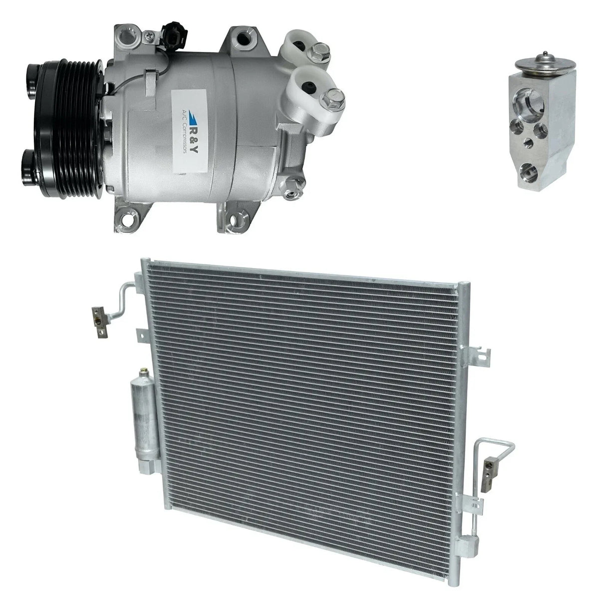 AC Compressor Kit With Condenser for Nissan Titan 5.6L (2019–2019)