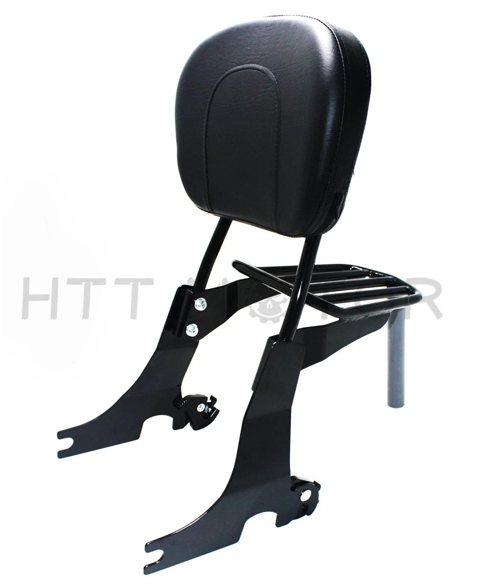 Detachable Sissy Bar Backrest & Luggage Rack for Harley Sportster (1994–2003)