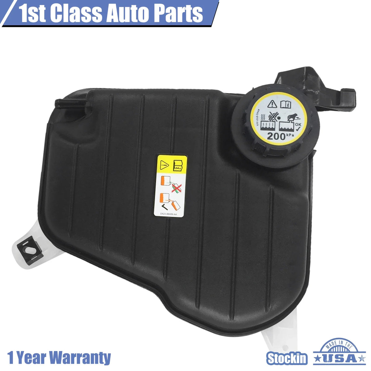 Coolant Overflow Tank with Cap for Jaguar (2010–2015)