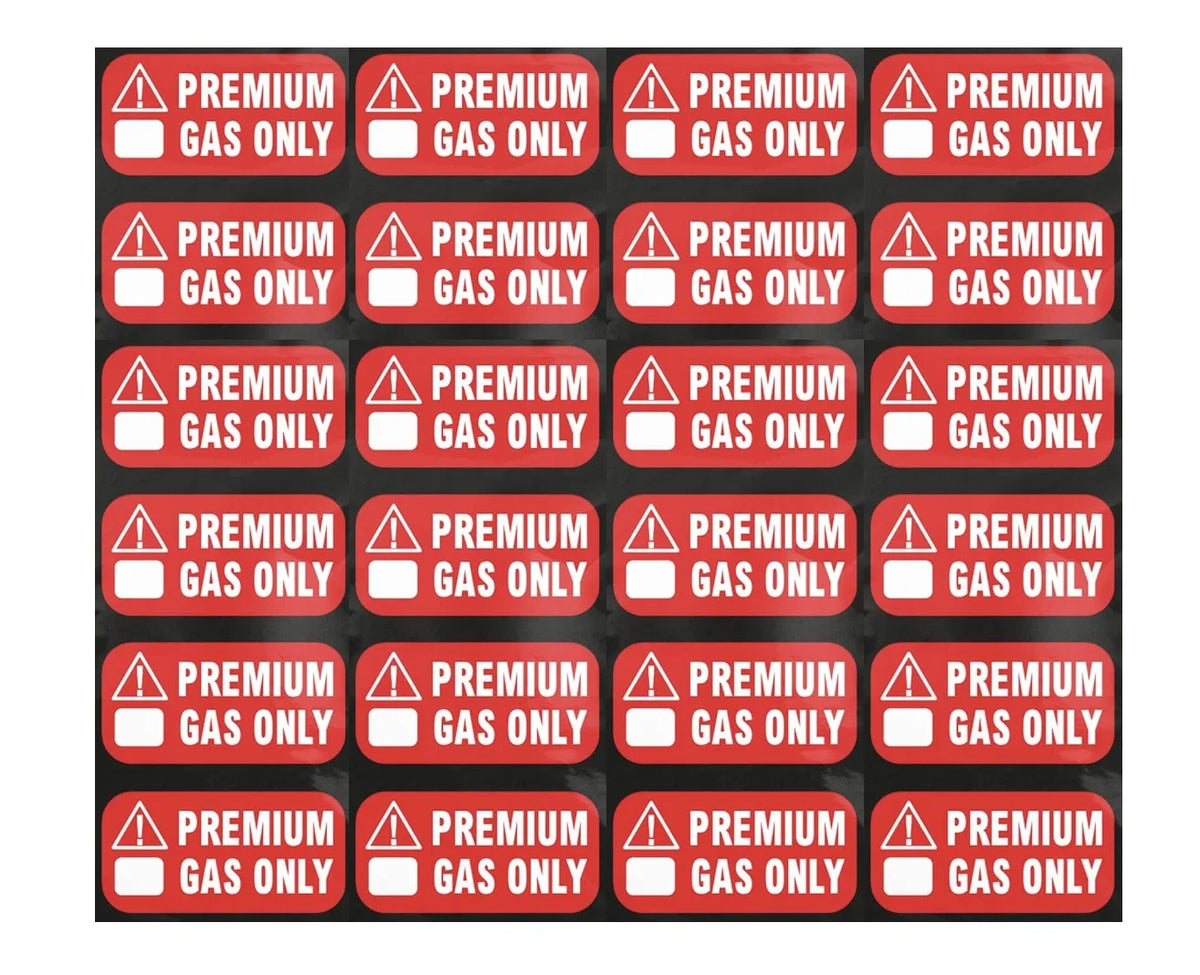 Sticker for Premium Fuel Only - Toyota Hilux N70 2005-2015