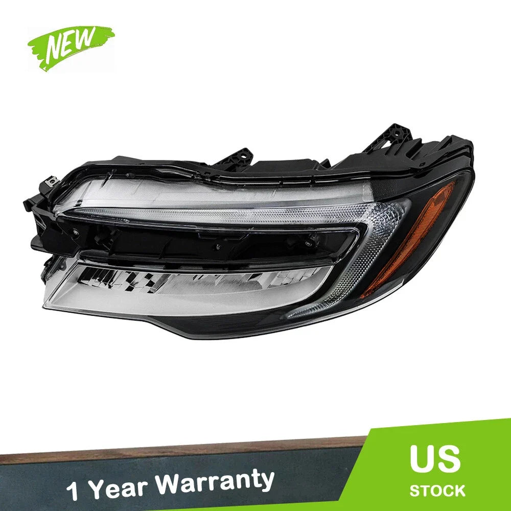 Headlight Assembly Front LH LED Clear Lens for Honda Pilot 2019-2022