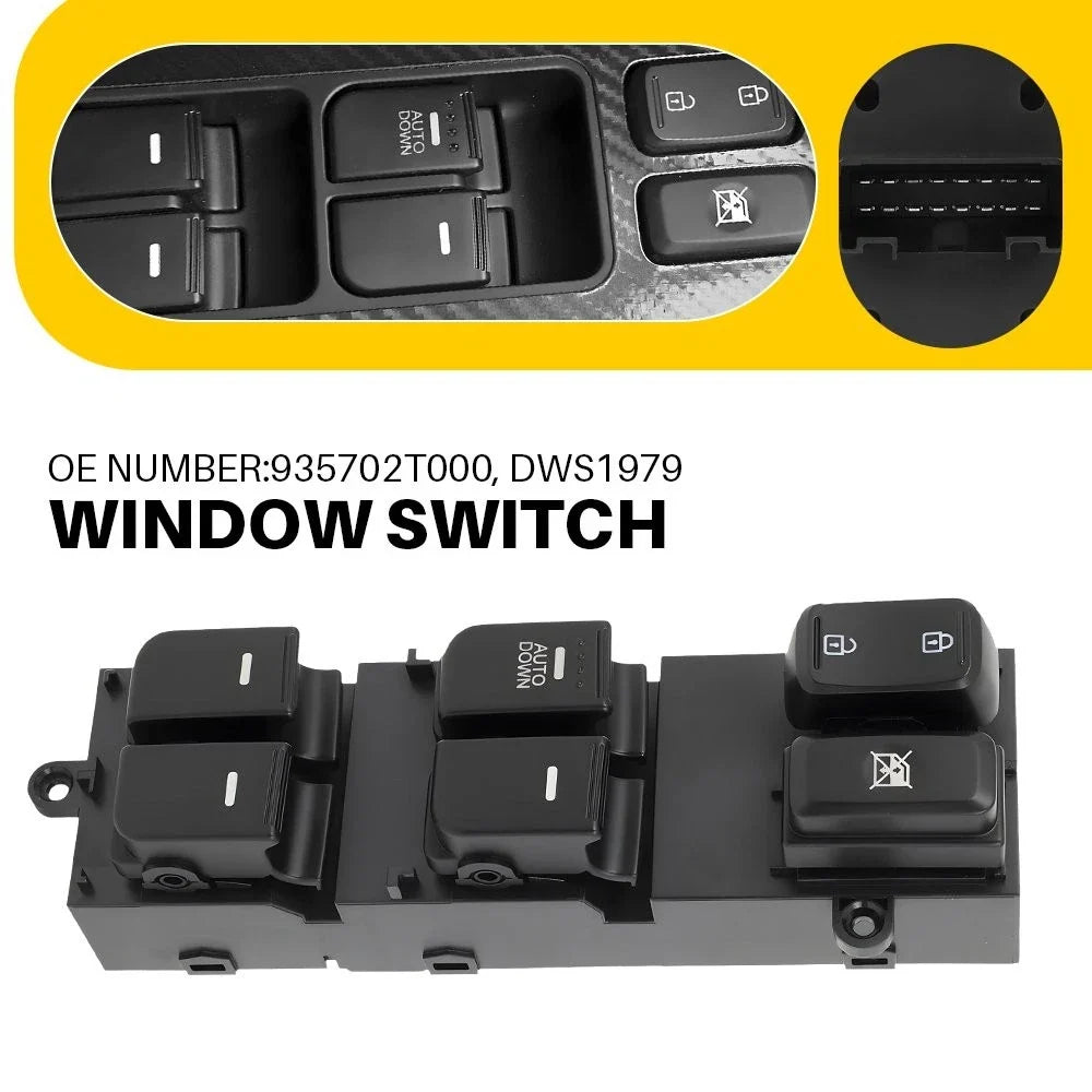 Front Left Master Window Control Switch for Kia Optima (2011–2013) 935702T000