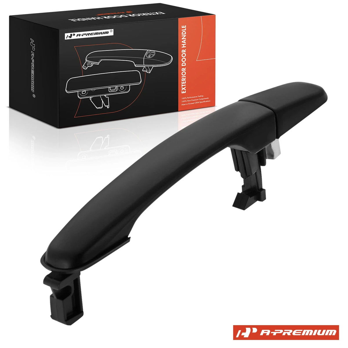 Front Right or Rear Black Exterior Door Handle for Chevy Equinox (2010–2017)