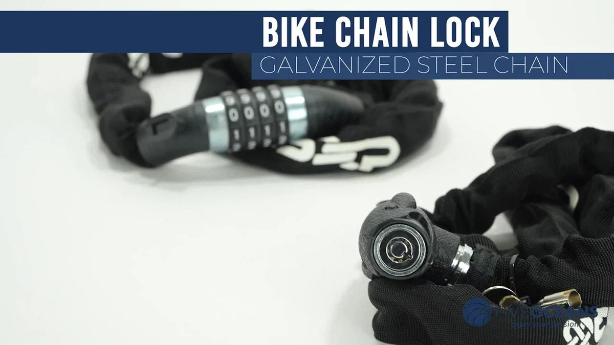 2X Bike Chain Lock, Combination Anti Theft Heavy Duty