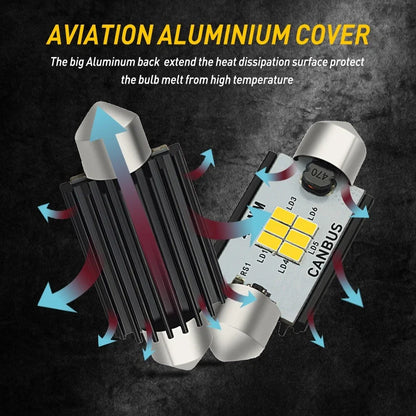 CANBUS 2X LED Dome Map Light Bulb 578 212-2 for Chevy