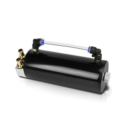 Aluminum Oil Catch Reservoir Tank for Racing Engine (with Hose & Indicator)