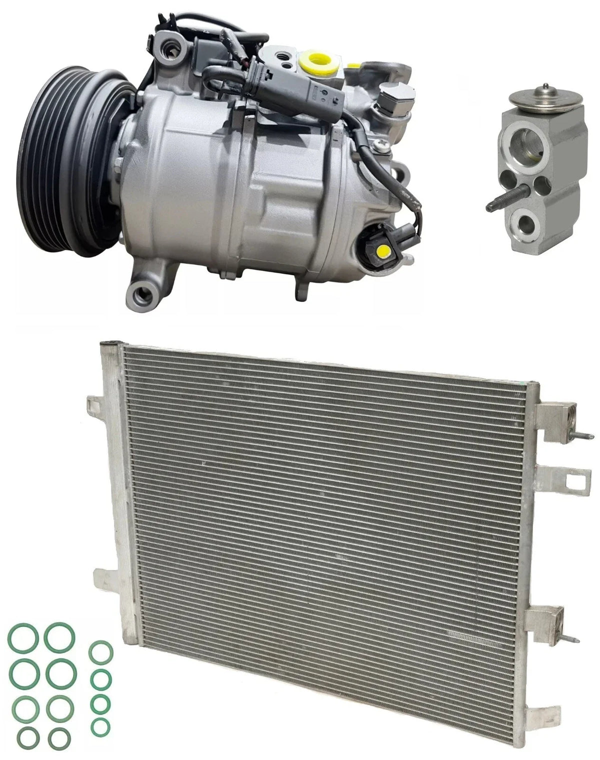 AC Compressor Kit With Condenser for Mercedes A35 AMG 2.0L (2020–2020)
