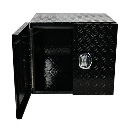 Aluminum Tool Box for Pickup Truck - Black Finish (36"x24"x24")