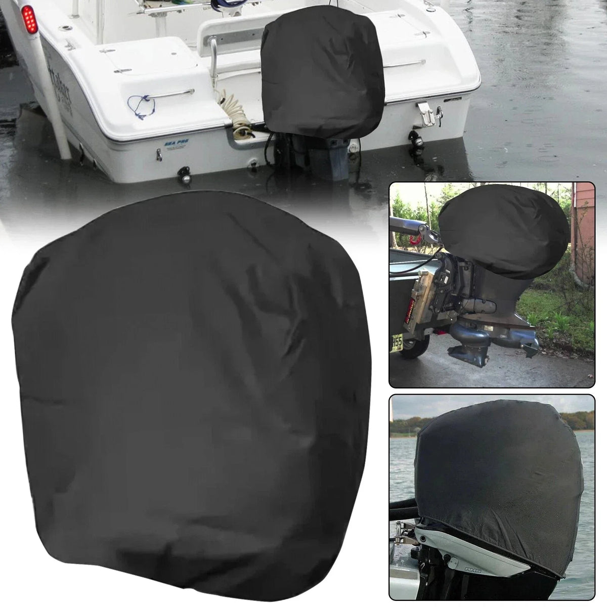 Outboard Motor Engine Storage Cover for Trailerable Boat (30-60 HP)