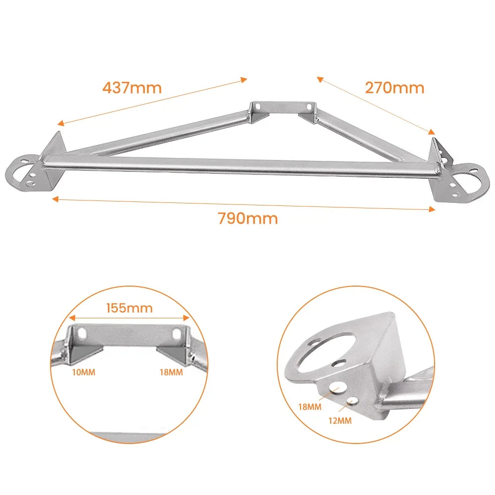Front Strut Bar Brace Kit for Acura Integra DC2 (1995–2001) Civic EK8 (1996–2000)