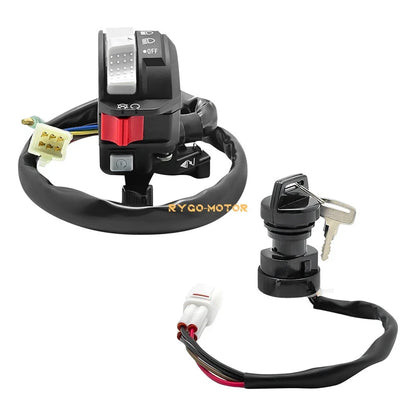 Start Stop Switch and Ignition Key Switch for Yamaha Big Bear 400 2000-2006