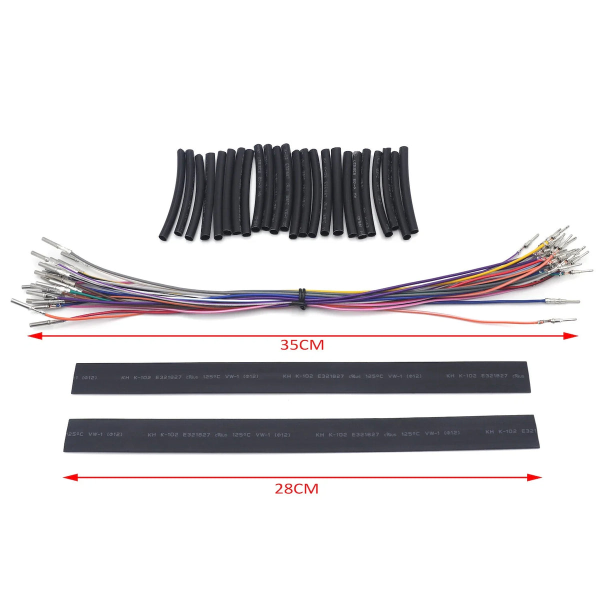 12" Handlebar Wiring Extension Harness for Harley-Davidson Touring (1996–2006)