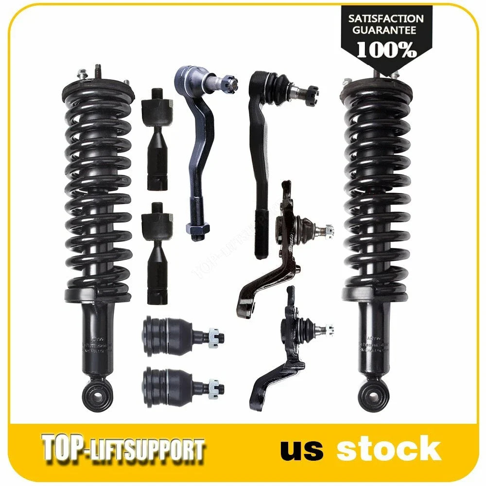 Suspension Shock Spring Assemblies Tierod Kit for Toyota Tacoma (1995–2004)