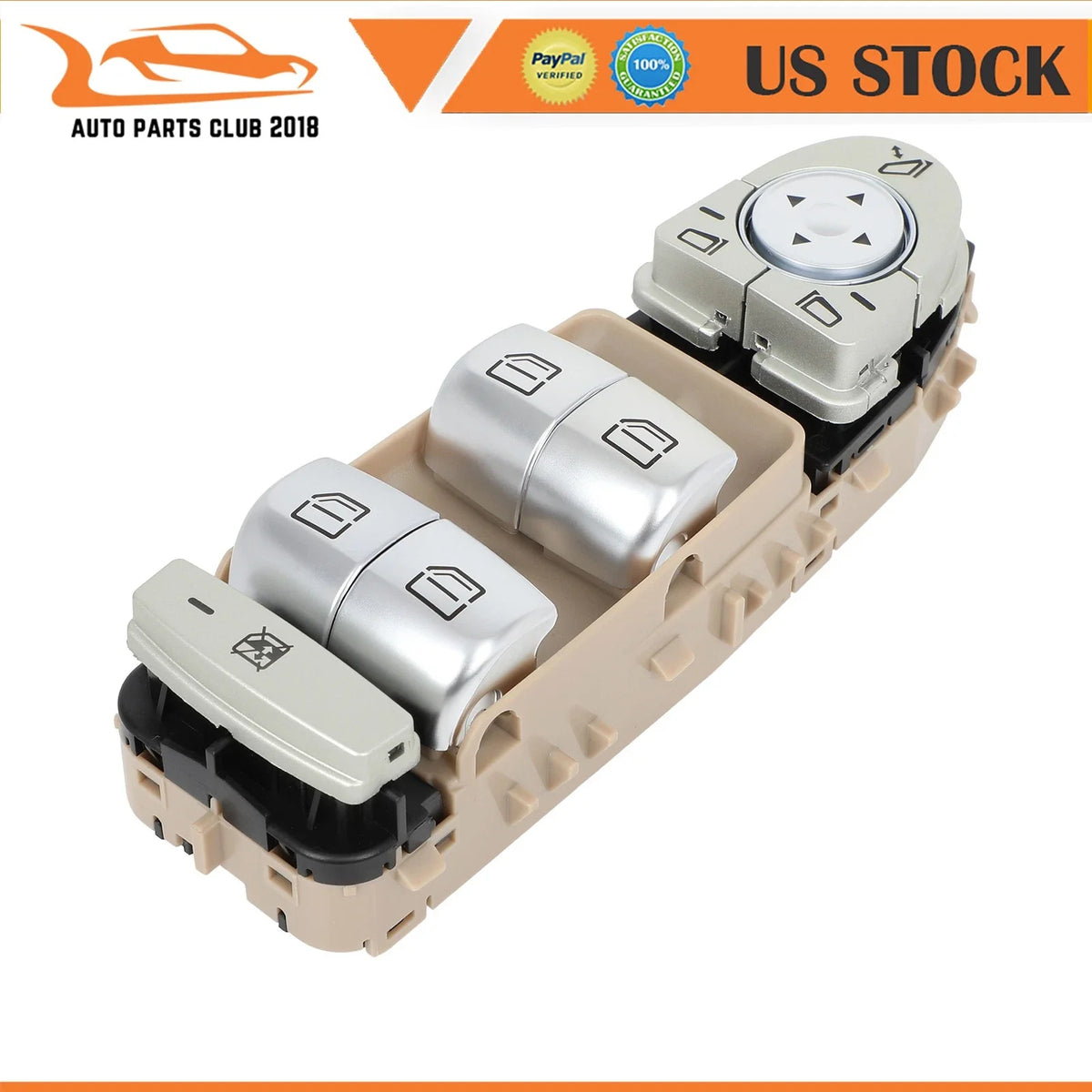 Power Window Switch for Mercedes-Benz (Front Left) 2015-2018