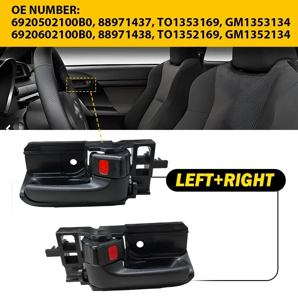 Interior Door Handle Set for Toyota Corolla (2003–2008) LH RH