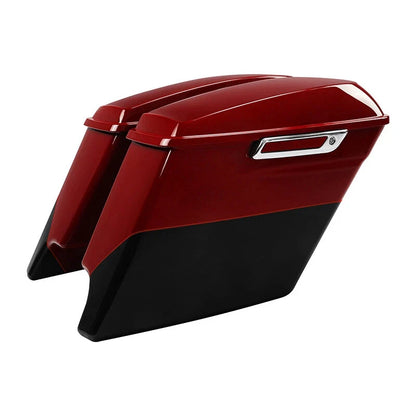 5" Stretched Saddlebags for Harley Road Glide 2014–Present - Billiard Red