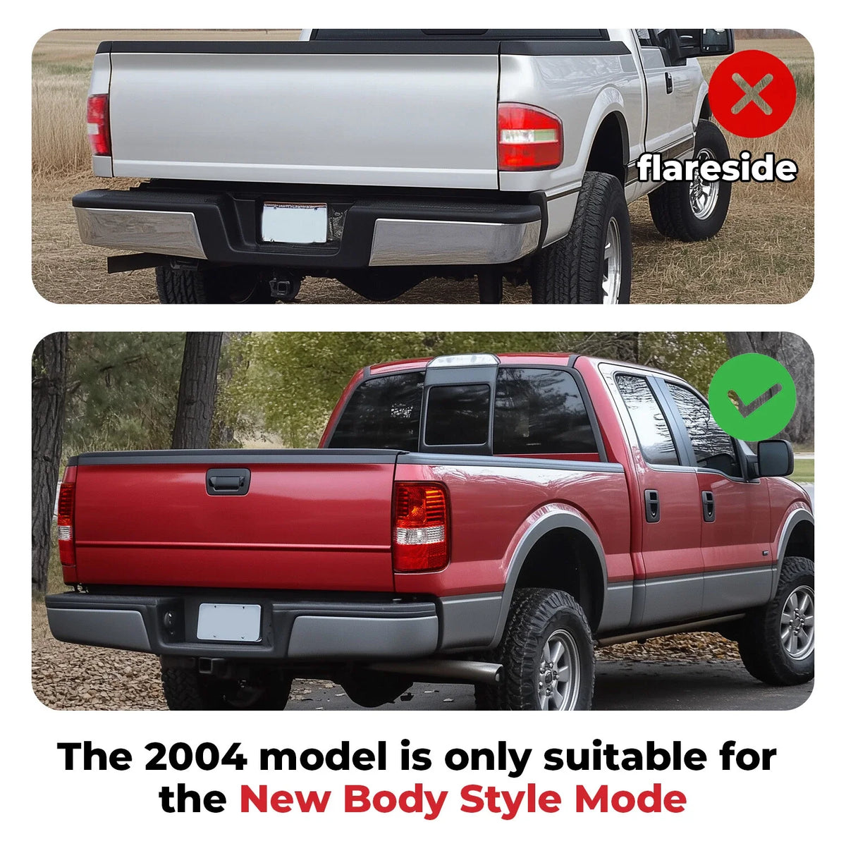 Tail Light Lamp Halogen for Ford F150 (2004–2009) Right Side