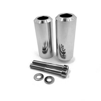 Chrome Extended Frame Slider Protectors for YZF600R (1996-2007)