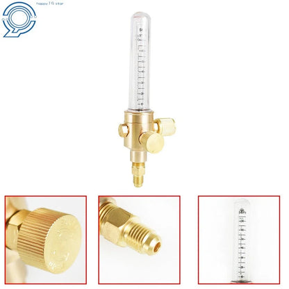 Nitrogen Flow Meter for Max Inlet Pressure 50 PSIG (Brass Body)